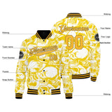 Custom  yellow Varsity Jacket for Men Women and Youth with Personalized Letterman Jacket