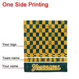 Custom Ultra-Soft Micro Fleece Blanket Green-Yellow