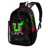 Customize Sports Backpacks Featuring Personalized Names, Numbers and Logos Black