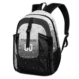 Customize Black Sports Backpacks Featuring Personalized Names, Numbers and Logos