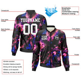 Custom Long Sleeve Windbreaker Jackets Uniform Printed Your Logo Name Number Nebula