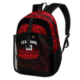 Customize Sports Backpacks Featuring Personalized Names, Numbers and Logos Red