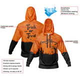 Custom Sweatshirt Hoodie Add Text and Design Personalized Halloween Hooded Sweatshirt