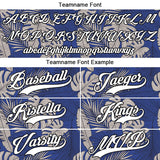 Custom Full Print Design Tropical Plants Baseball Jersey