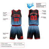 Custom Stripe Gradient Basketball Suit for Adults and Kids  Personalized Jersey