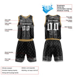 Custom Bandanna Basketball Suit for Adults and Kids  Personalized Jersey