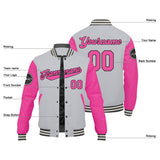 Custom Varsity Jacket Letterman jacket for Men, Women and Youth Pink