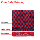 Custom Ultra-Soft Micro Fleece Blanket Red-Navy