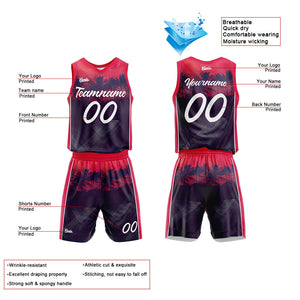 Custom Tropic Basketball Suit Kids Adults Personalized Jersey