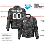 Custom Long Sleeve Windbreaker Jackets Uniform Printed Your Logo Name Number Bandanna