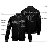 Custom Varsity Jacket Letterman jacket for Men, Women and Youth Black Grey