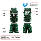 Custom Drak Green Basketball Jersey Uniform Suit Printed Your Logo Name Number