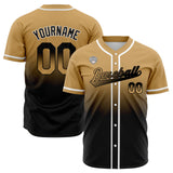 Custom Gradient Baseball Jerseys Personalized Name Number Logo