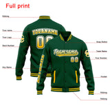 Custom Varsity Jacket Letterman jacket for Men, Women and Youth Green