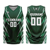 Custom Drak Green Basketball Jersey Uniform Suit Printed Your Logo Name Number