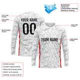 Custom Basketball Soccer Football Shooting Long T-Shirt for Adults and Kids Star-White