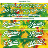 Custom Full Print Design Tropical Palm Baseball Jersey