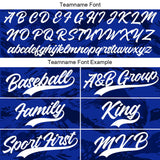 Custom Full Print Design Baseball Jersey royal