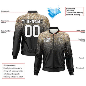 Custom Long Sleeve Windbreaker Jackets Uniform Printed Your Logo Name Number Sequins