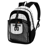 Customize Gray Sports Backpacks Featuring Personalized Names, Numbers and Logos