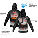 Custom Sweatshirt Hoodie Add Text and Design Personalized Halloween Hooded Sweatshirt