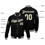 Custom Varsity Jacket Letterman jacket for Men, Women and Youth Grey Black Cream