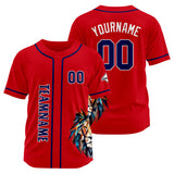 Custom Baseball Uniforms High-Quality for Adult Kids Optimized for Performance Red