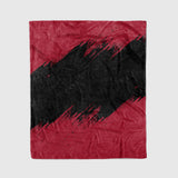 Custom Ultra-Soft Micro Fleece Blanket Red-Black