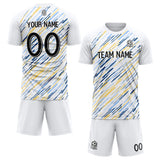 custom soccer set jersey kids adults personalized soccer white