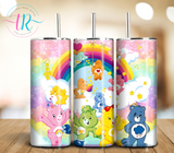 20oz Tumbler - Rainbow Care Bears