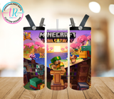 20oz Dual Drink Bottle & Tumbler - Minecraft