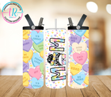 20oz Dual Drink Bottle & Tumbler - Mum Hearts