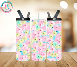 20oz Dual Drink Bottle & Tumbler - Daisy Girl