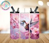 20oz Dual Drink Bottle & Tumbler - Flower Bird