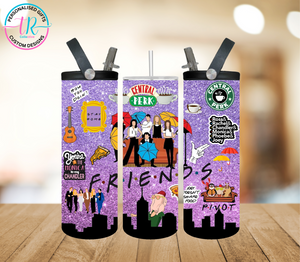 20oz Dual Drink Bottle & Tumbler - Friends