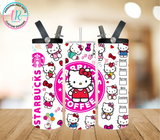 20oz Dual Drink Bottle & Tumbler - Hello Kitty Coffee