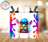 20oz Dual Drink Bottle & Tumbler - Stitch and Yoda