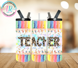 20oz Dual Drink Bottle & Tumbler - Teacher Pencil