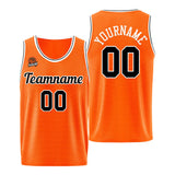 Custom Basketball Jersey Orange-Black