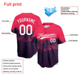 Custom Full Print Design Tropical City Sunset Beach Baseball Jersey