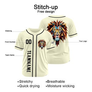 Custom Baseball Uniforms High-Quality for Adult Kids Optimized for Performance Cream