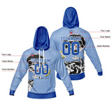 Custom Gradient Hoodie For Man Woman Girl Boy Print Your Logo Name Number