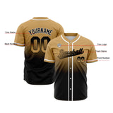 Custom Gradient Baseball Jerseys Personalized Name Number Logo