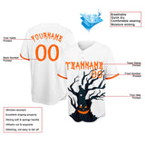 Custom Full Print Design Halloween Baseball Jersey