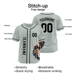 Custom Baseball Uniforms High-Quality for Adult Kids Optimized for Performance Gray