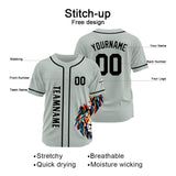 Custom Baseball Uniforms High-Quality for Adult Kids Optimized for Performance Gray