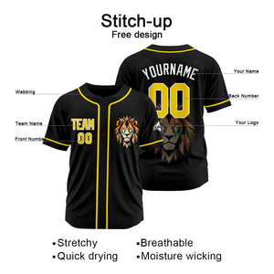 Custom Baseball Uniforms High-Quality for Adult Kids Optimized for Performance Black