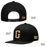 Custom Hat Black-Yellow-White