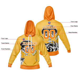 Custom Gradient Hoodie For Man Woman Girl Boy Print Your Logo Name Number