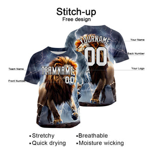 Custom Lightning Lion Baseball Uniforms High-Quality for Adult Kids Optimized for Performance